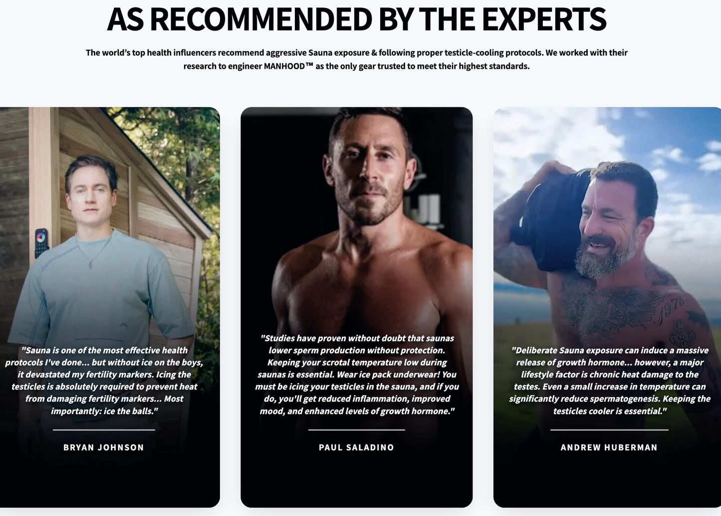 MANHOOD™ Sauna Performance System